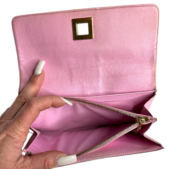 Louis Vuitton TAKASHI MURAKAMI Monogram Multicolor Sarah Noeud Wallet White - Picture 10 of 17